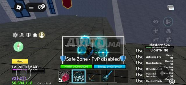 Compte Blox Fruit et Dragon Blox