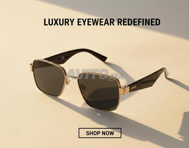 نظارات Dior شمسية راقية فخامة التصميم الذهبي
