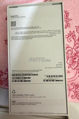 Iphone 17 pro max original neuf embalage fermée - 2