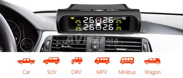 جهاز قياس ضغط و حرارة عجلات السيارة