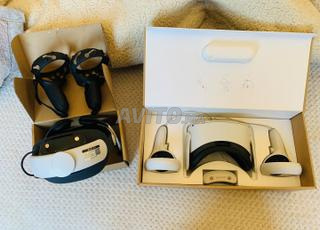 Meta quest 2 avec sangle bobovr batterie externe