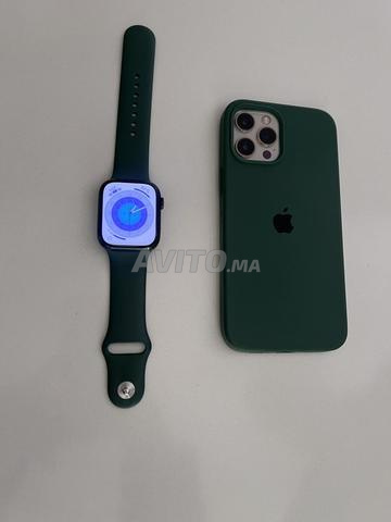 ثنائي ايفون 12 برو ماكس و Watch serie 7