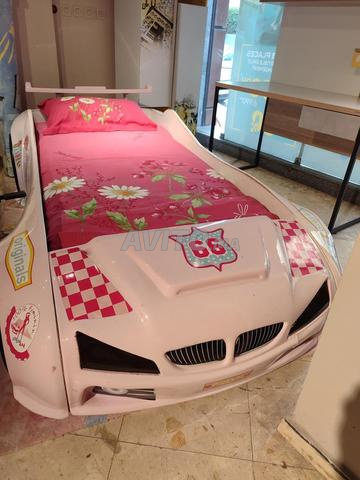 سرير أطفال bm sport 90 × 190 سم وردي