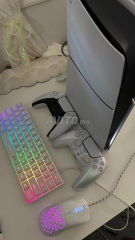 سوني 5 سليم مع 2 يد تحكم، ماوس، كيبورد RGB