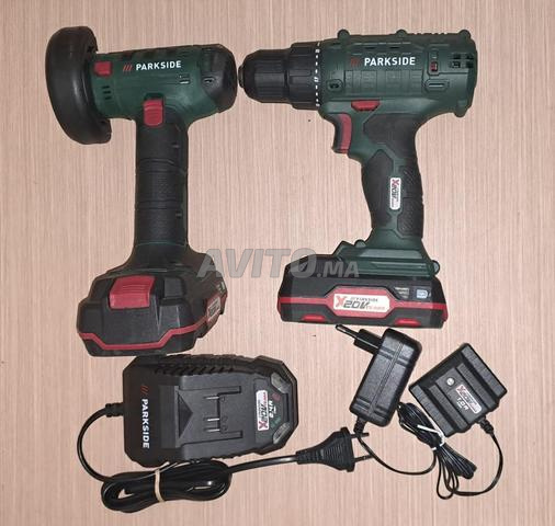 مثقاب ومطحنة 20 فولت Parkside Germany 🇩🇪