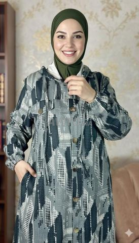 جلابة طويلة بالصدف والقب لبس رد علي الخبار