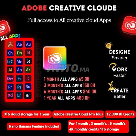 Adobe creative cloud pro plus