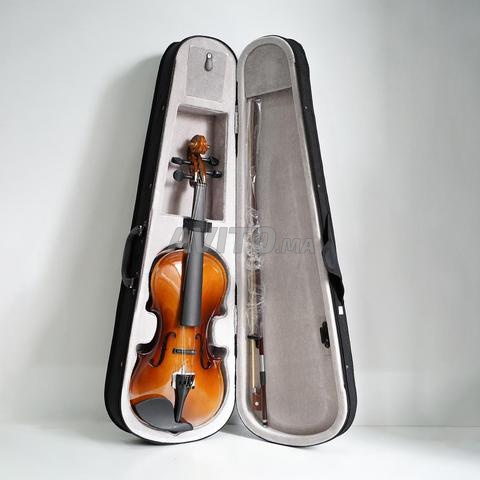 كمان فالنسيا 4/4 كهربائي صوتي مع حقيبة