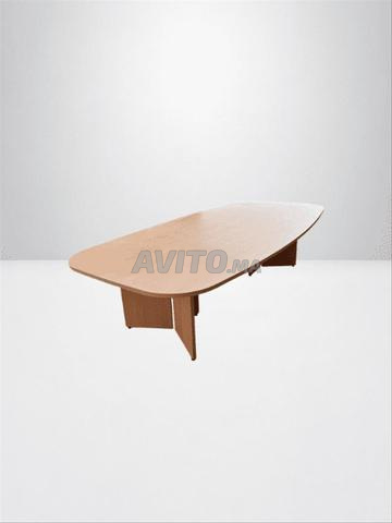 Table réunion bois ovale 290x150cm