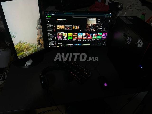 PC Gaming GTX 1650 4GB i5 16GB RAM شاشات