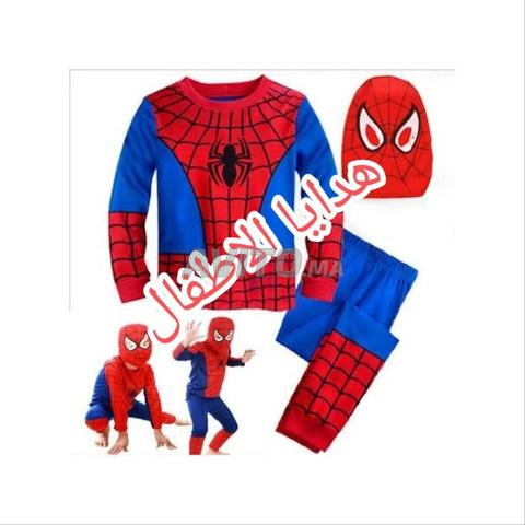 هدايا الأطفال زي سبايدر مان 3 قطع 3 مقاسات متوفرة.