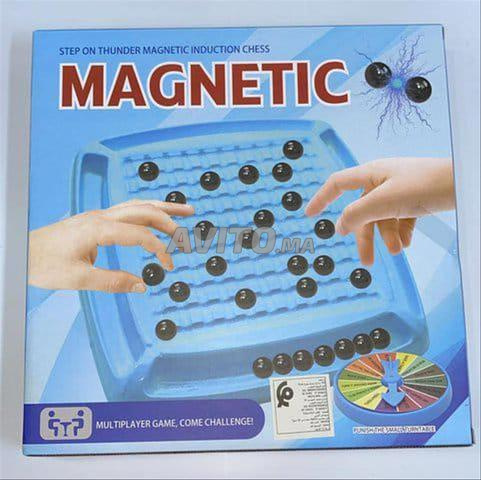 Jeu D'échecs Magnétique Portable - 20 Pierres Aimantées, Corde De Jeu - Pour Voyages, Famille, Développement Logique