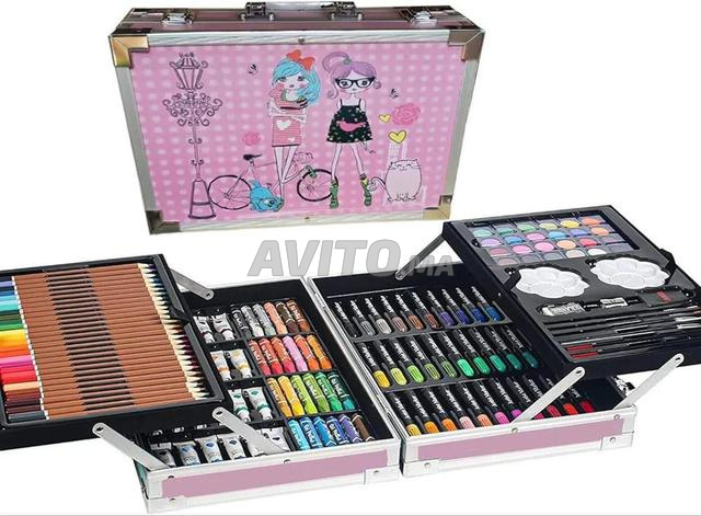 Mallette de coloriage et de peinture pour enfants, idéale comme cadeau