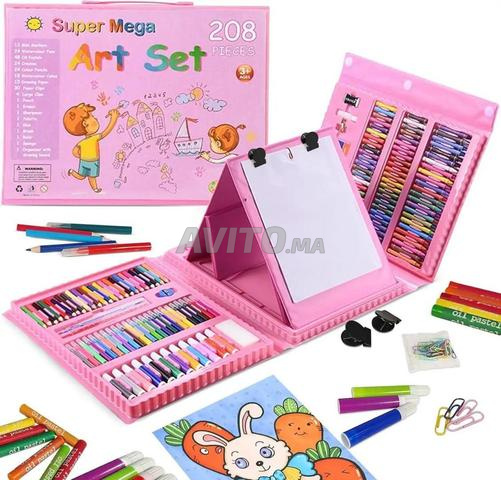 Grand kit de coloriage pour enfants avec 208 pièces - 2
