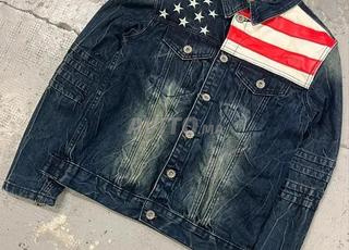 جاكيت جينز عتيق طراز London مقاس L حالة ممتازة