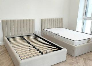 🛏️ أسرة حديثة مع رأس سرير مبطن