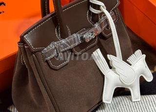Sac Hermès en Cuir & Velours HR7766