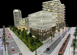 مكتب بمساحة 161 متر مربع للإيجار - قلب منطقة الدار البيضاء المالية CFC