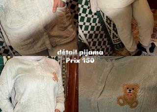 بيجامة نسائية شتوية ثوب كنيش و سخونة