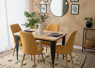 Salle à manger moderne – Table 4 chaises design