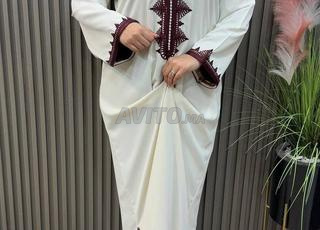 Djellaba Doubias top crêpe, haute qualité et à un prix très raisonnable