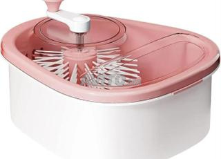 منظف فواكه دوار غسالة فواكه كبيرة مع فرشاة.