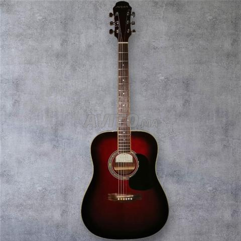 Guitare acoustique vintage Aria avec étui