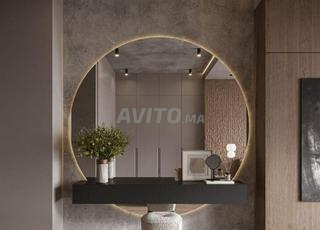 Miroir décoratif moderne avec LED