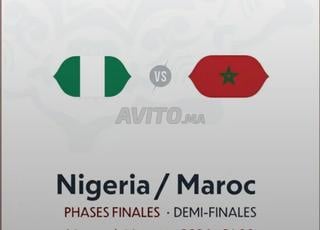 Ticket Maroc vs Nigeria DEMI FINALE