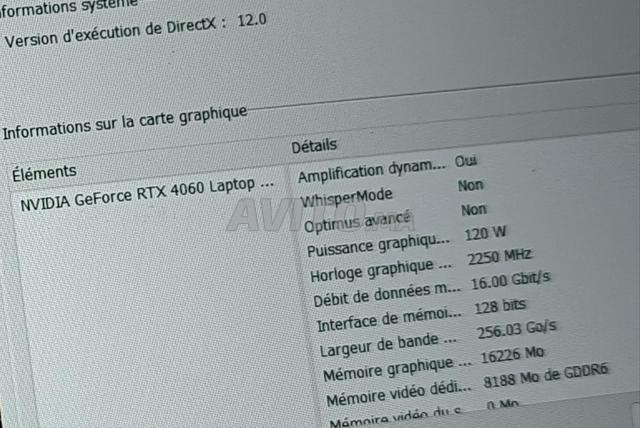 حاسوب ألعاب فائق القوة I5 13500H 16 جيجابايت DDR5 RTX 4060