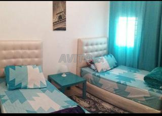 شقة F3 مفروشة الطابق الأرضي طريق أصيلة