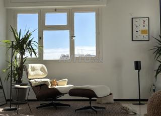 Réplique Fauteuil Eames Lounge en cuir (Espagnol)