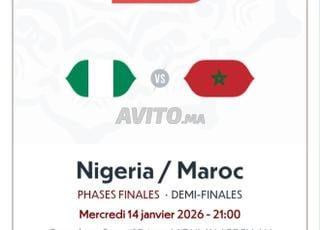 Billets Maroc Vs Nigeria