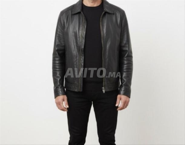 OAKWOOD سترة جلد طبيعي (XXL)