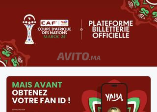 4 billets pour Sénégal - Égypte