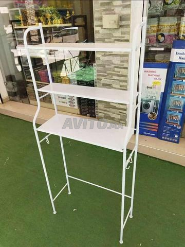 حامل ورف الحمام العصري لتنظيم وترتيب الأغراض