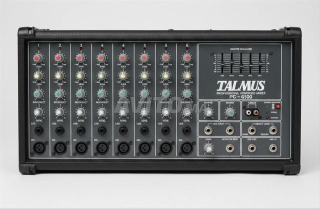 Mixer Amplifié Talmus PC-6300 - Professionnel