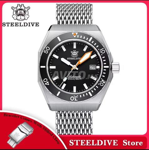 ساعة غوص أصلية steeldive automatic