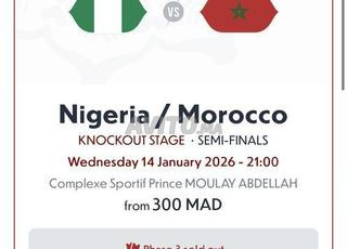 Ticket Maroc vs Nigeria