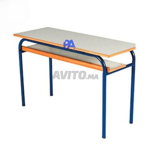 Mobilier scolaire/pupitre/banc/tableau/table/lit - 2