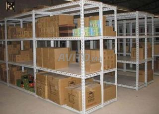 étagères stockage\rayonnage métallique\رفوف معدنية