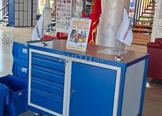 Établi mobile avec 2 plateaux – 500kg