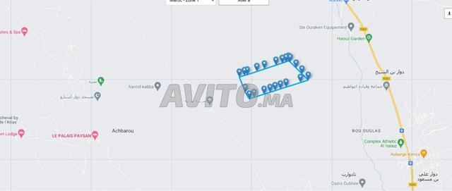 Terrain Zone Touristique Route Tahnaoute