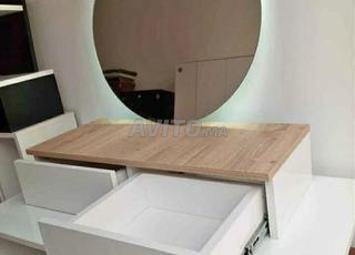 خزانة تصفيف ذات درجين