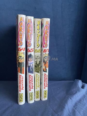 Mangas Naruto vol. 64 à 67 état neuf - 2