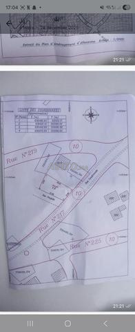 Terrain titré à Tifart Tala Youssef Al Hoceima