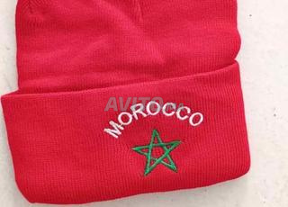 Bonnet maroc, couleur rouge et blanche