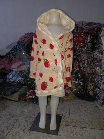Peignoir d'hiver doux et chaud pour filles de 6 à 16 ans - 2