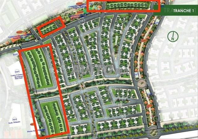 Terrain pour villa à Marrakech sport city