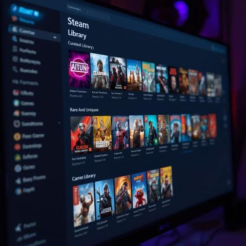 Comptes Steam avec des jeux rares à l'intérieur